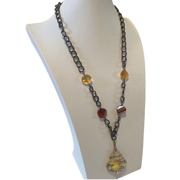 Artisan Made One of a kind Statement Necklace. - Picture 4 of 7